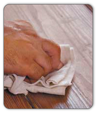 Repetitive moving, such as scrubbing or washing, can lead to an injury.